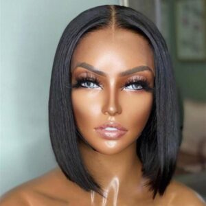 Black 13x4 Lace Frontal Bob Wig