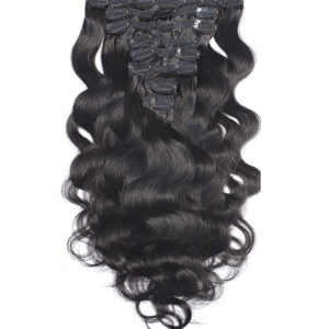 Clip In Hair Extensions Body Wave 100% Human Hair